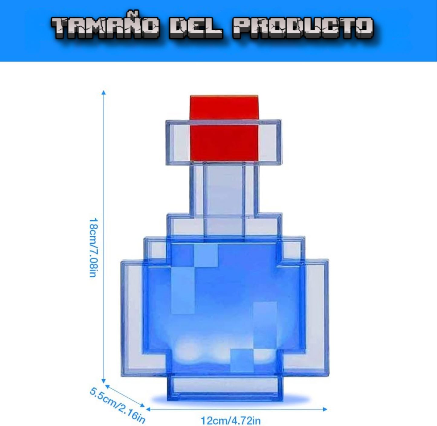 Lámpara LED de poción coleccionable multicolor