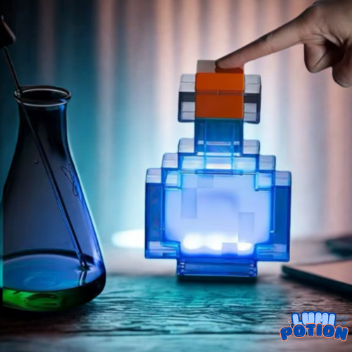 Lámpara LED de poción coleccionable multicolor